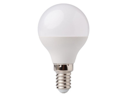 Żarówka LED E14 G45 kulka 5W 6500K 450lm 230V 180º