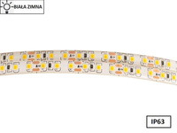 Taśma LED 2835 SMD600 48W-9,6W/1m 12V IP63 6500K 600lm/1m rolka 5m