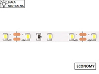 Taśma LED 2835 SMD300 24W-4,8W/1m 12V IP20 4000K 200lm/1m rolka 5m ECONOMY 1PCB